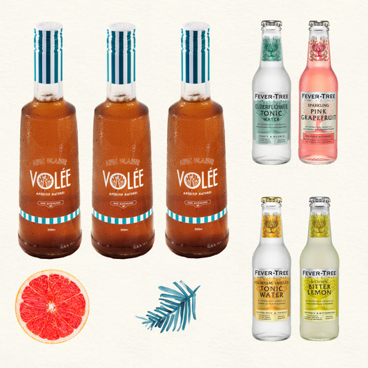 Riviera Volée: 3x Volée, Mixer & Grapefruit